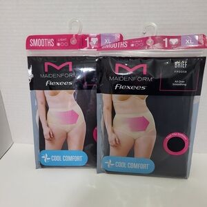 Maidenform Flexees Shapewear All Over Smoothing Brief Size XL Set 2